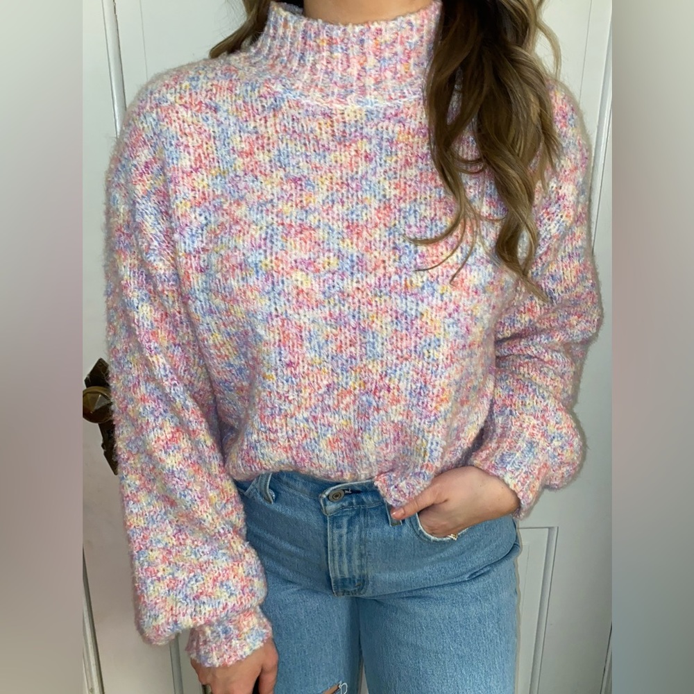 Multi colored sweater